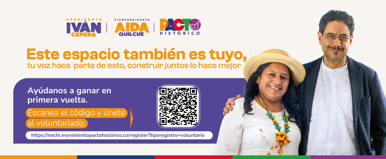 Únete al voluntariado — Pacto Histórico